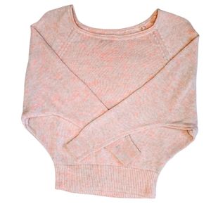 🍁 3/$15 American Eagle Pink Marled Knit Sweater